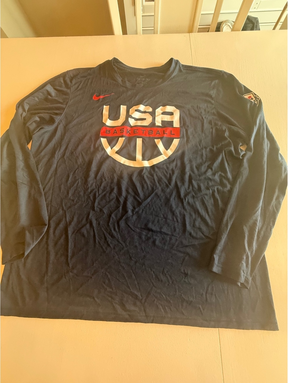 Nike USA Basketball Dri-Fit Long Sleeve Tee XXL
